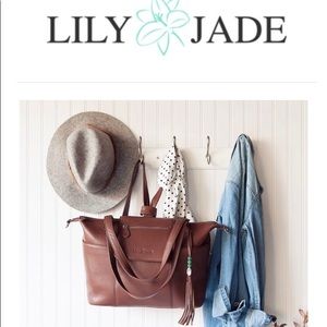 Lily and Jade Madeline Diaper Bag in Brandy
